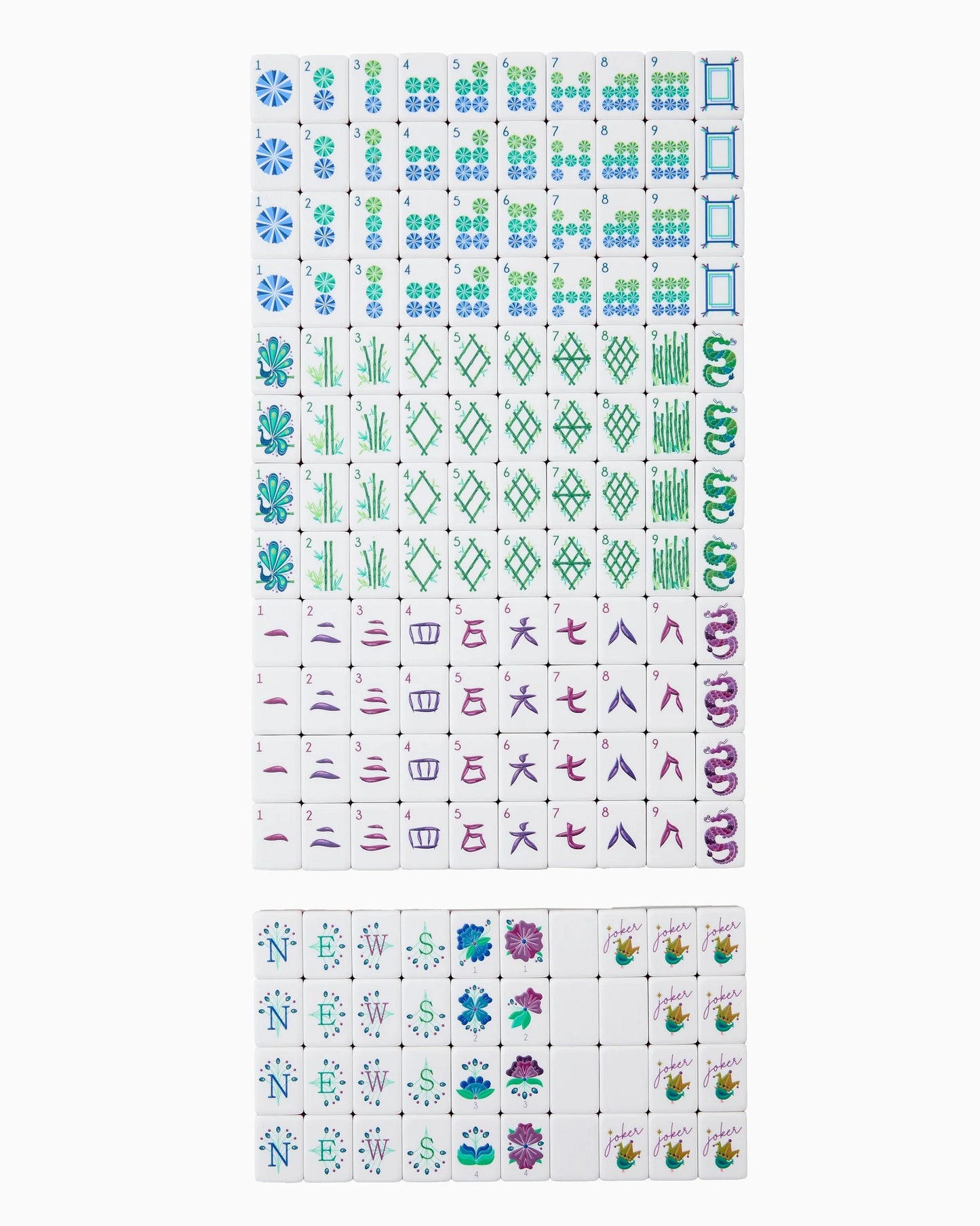 Lagoon Tile Set-Oh My Mahjong