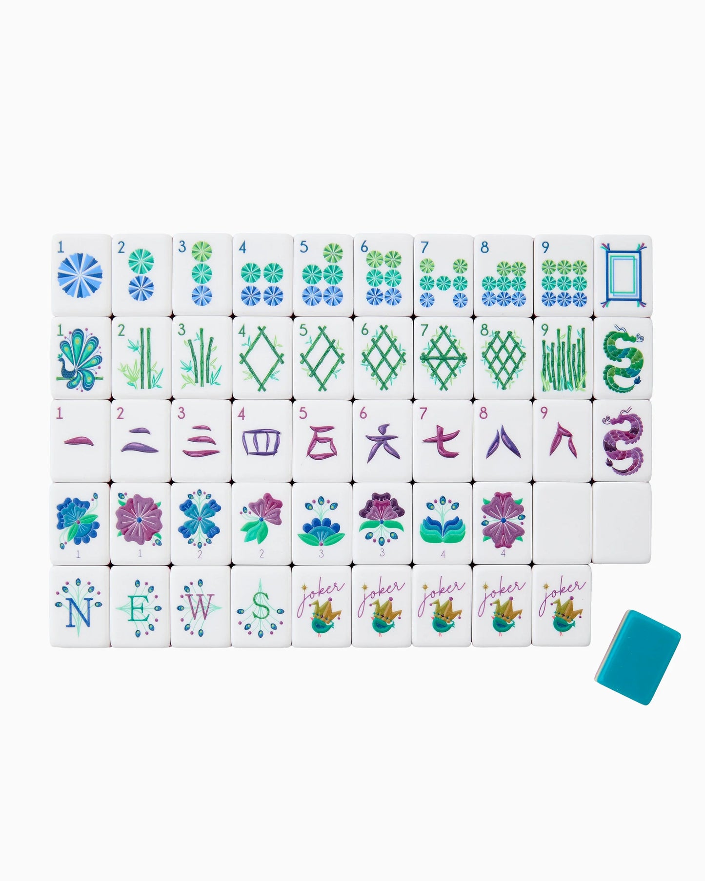 Lagoon Tile Set-Oh My Mahjong