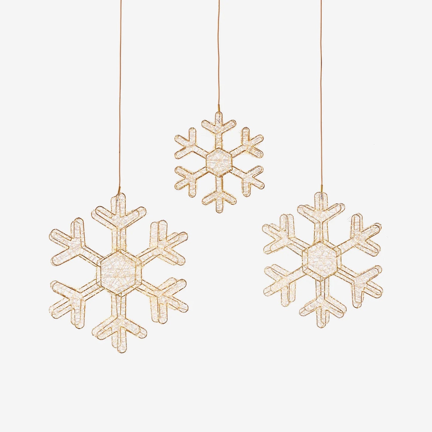 Lighted Snowflakes
