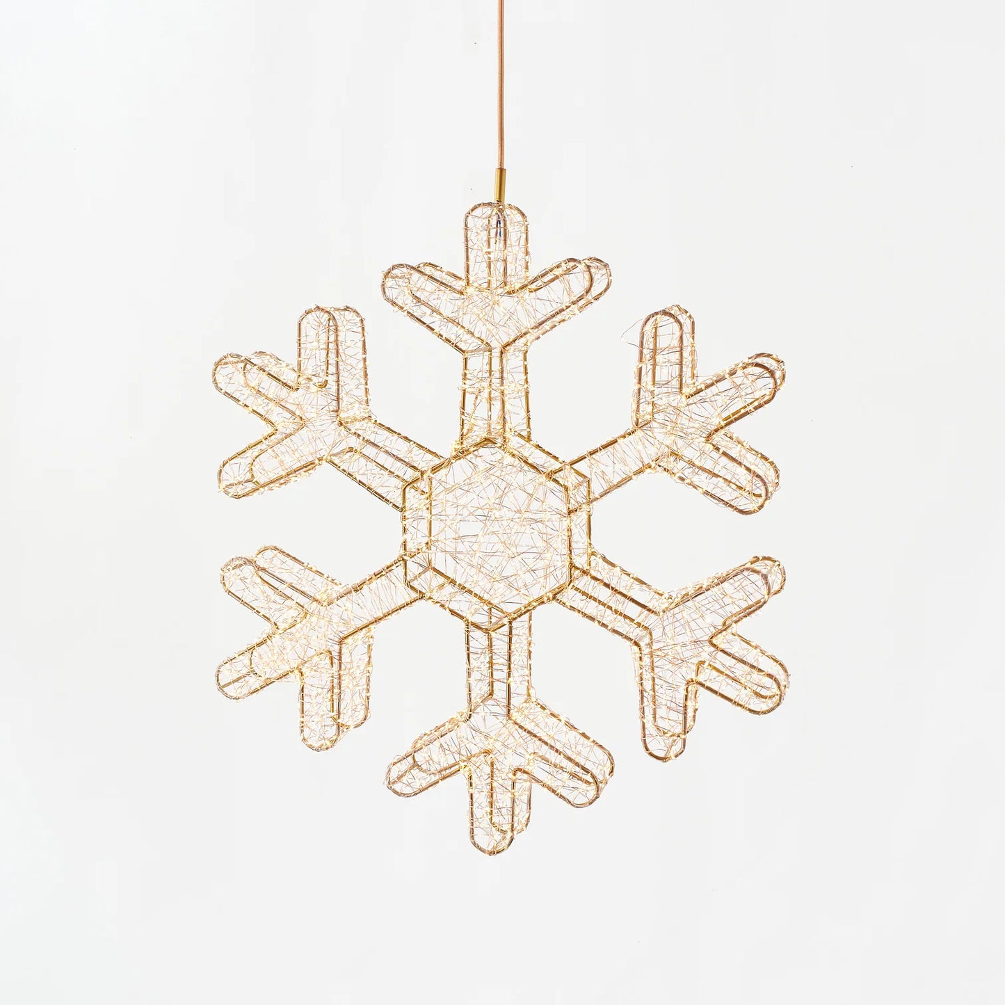Lighted Snowflakes