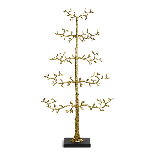Metal Ornament Tree Gold