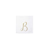 Papersoft Monogrammed Gold Cocktail Napkins