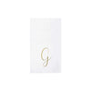 Papersoft Monogrammed Gold Guest Towel Napkins