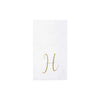Papersoft Monogrammed Gold Guest Towel Napkins