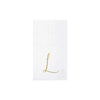Papersoft Monogrammed Gold Guest Towel Napkins