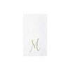 Papersoft Monogrammed Gold Guest Towel Napkins
