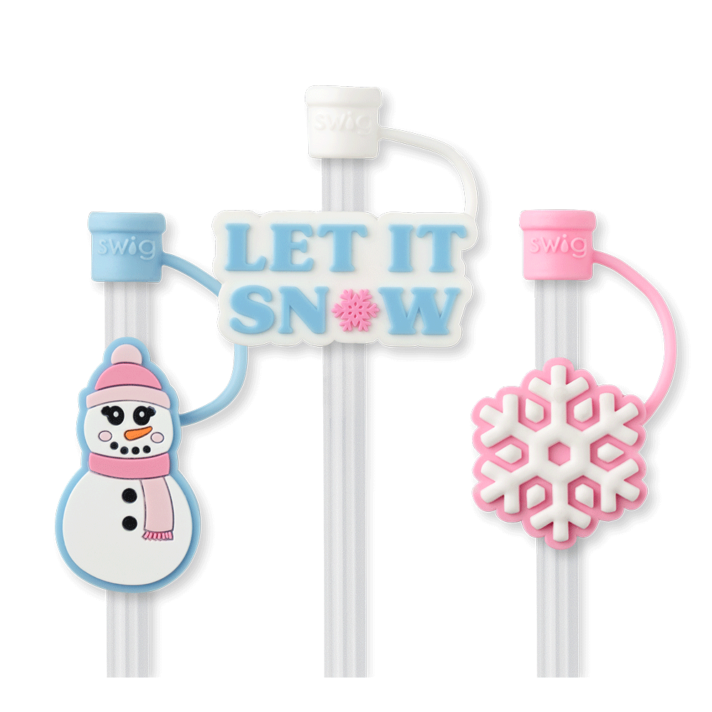 Swig Christmas Straw Topper Sets
