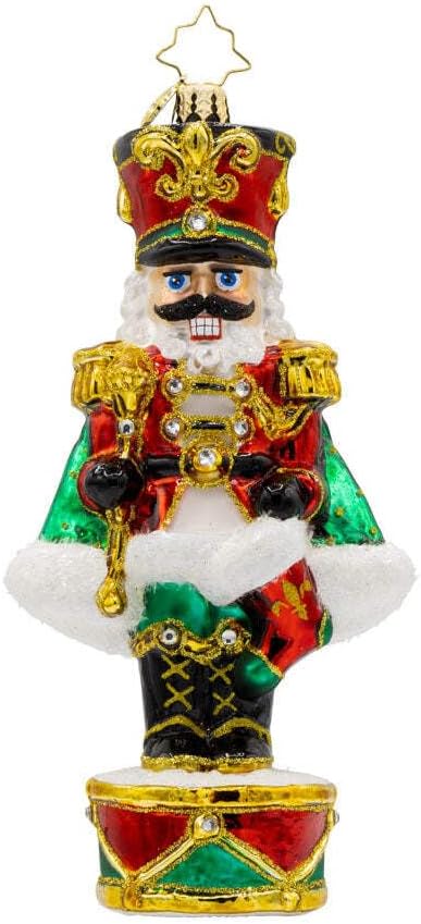 Golden Nobel Gaurdian  Ornament-Chrisopher Radko