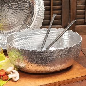 Hammered Oval Bowl