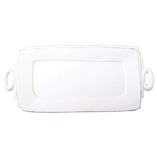 Platter Lastra Rectangle with Handles