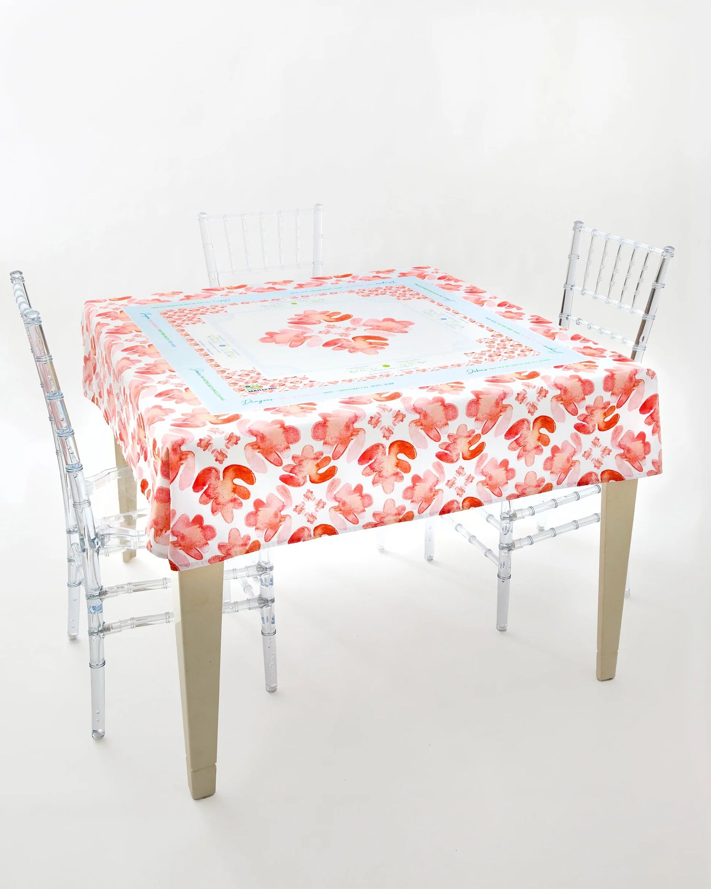 Tablecloth Mahjong Pop of Poppy