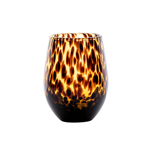 Puro Tortoise Stemless Wine Glass-Juliska