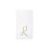 Papersoft Monogrammed Gold Guest Towel Napkins