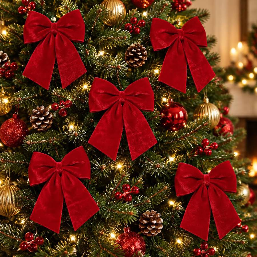 Velvet Bow Ornament
