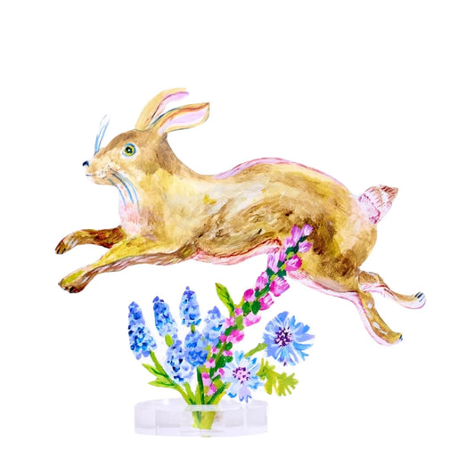 Acrylic Running Rabbit