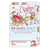 Dear Santa Handpainted Santa Letter to Santa