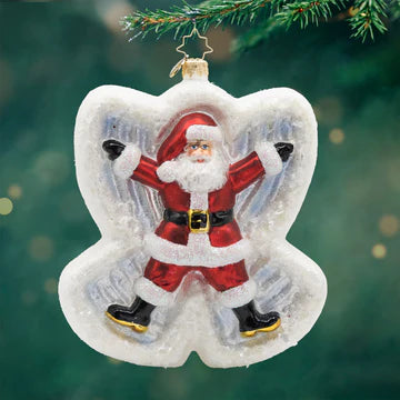 Snow Angel Santa Ornament-Christopher Radko