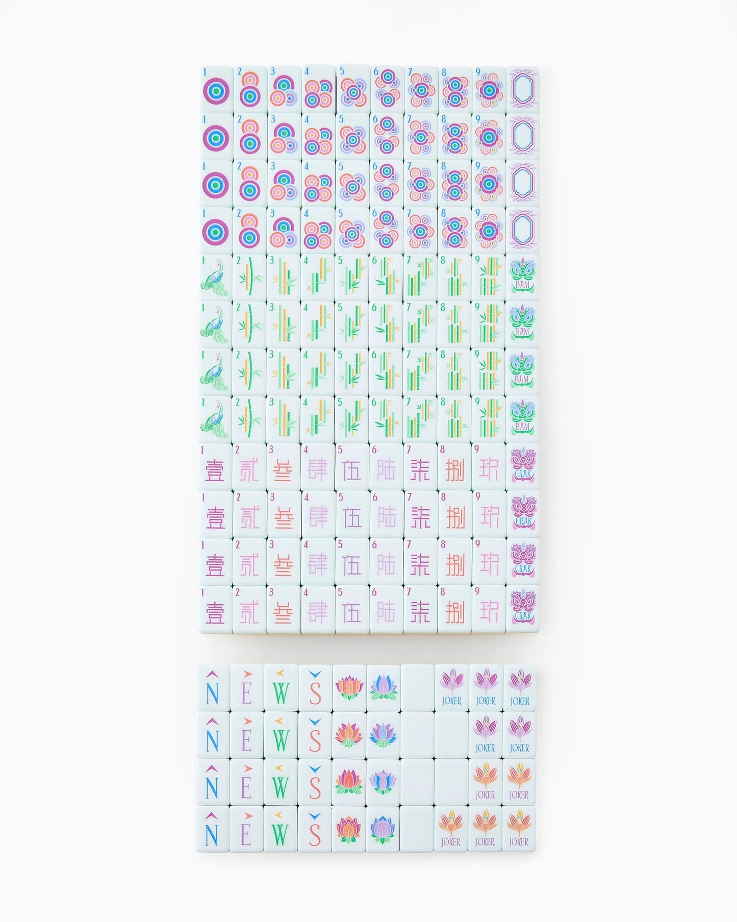 Mahjong Tile Set-Sorbet