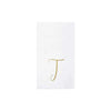 Papersoft Monogrammed Gold Guest Towel Napkins