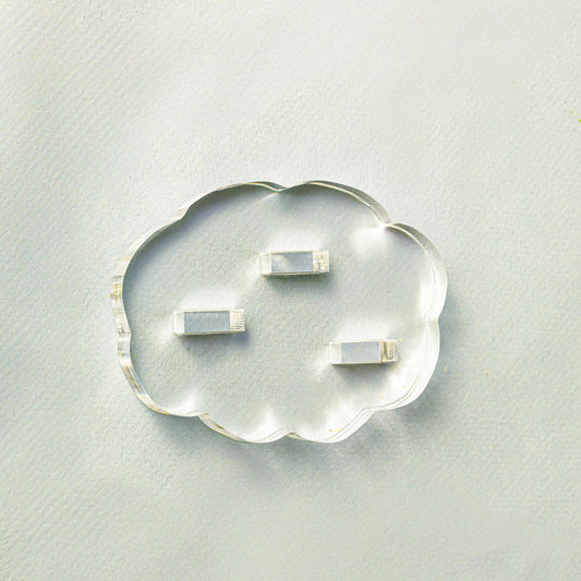 Triple Acrylic Floral Stand