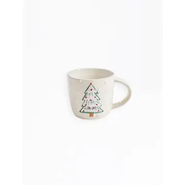 Winter Whimsey Tree Sculpted Mug
