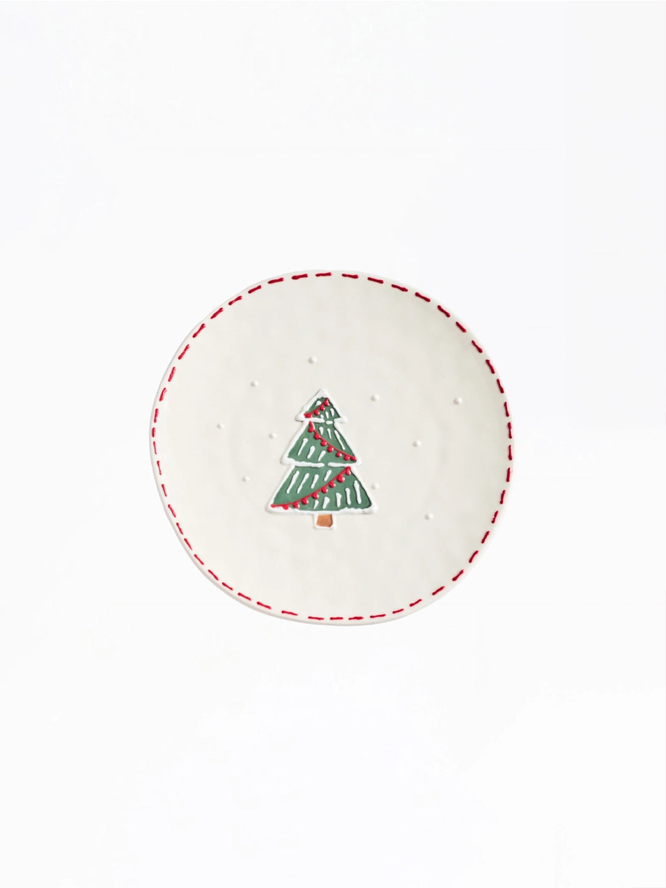 Winter Whimsey Tree Sculpted Plate