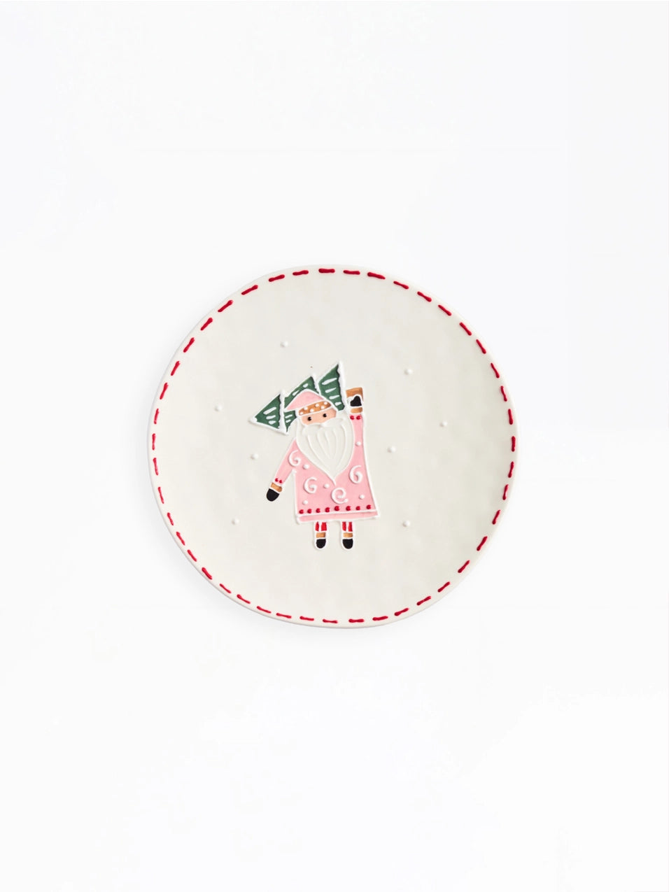 Winter Whimsy Santa Plate