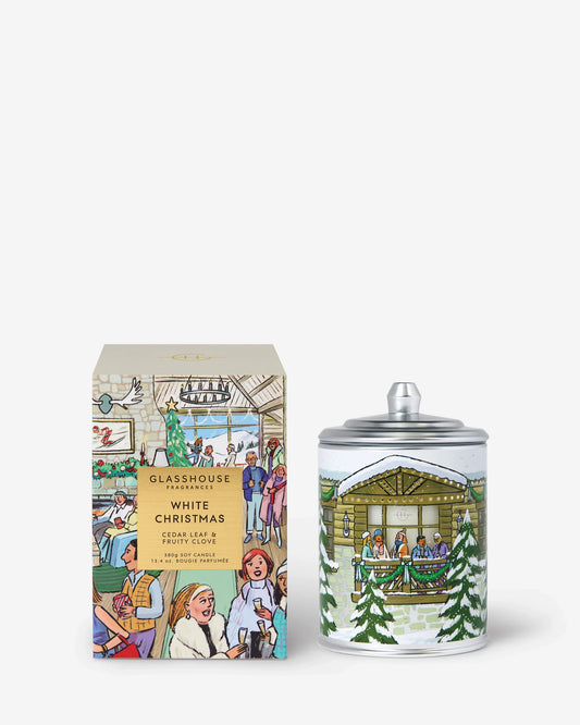 White Christmas Candle-Glasshouse Fragrances