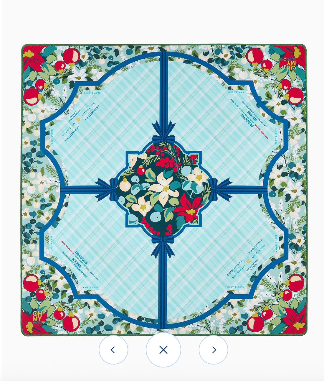 Winterberry Mahjong Mat-Oh My Mahjong