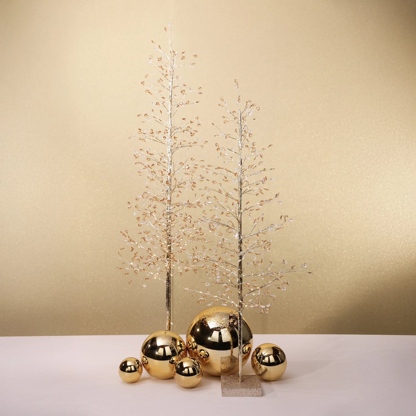 Golden LED Tree